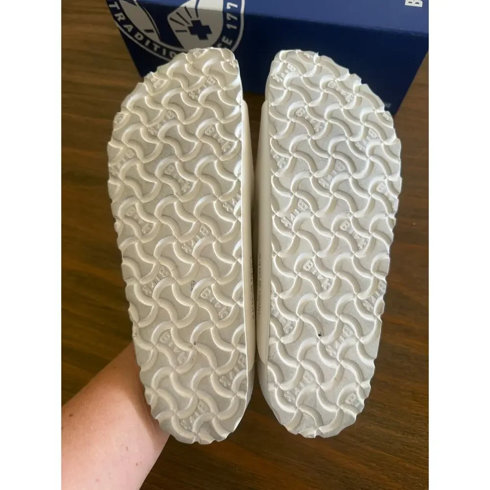 Birkenstock Arizona Big Buckle EVA Eggshell Sandals EU 38 US 7 With Box